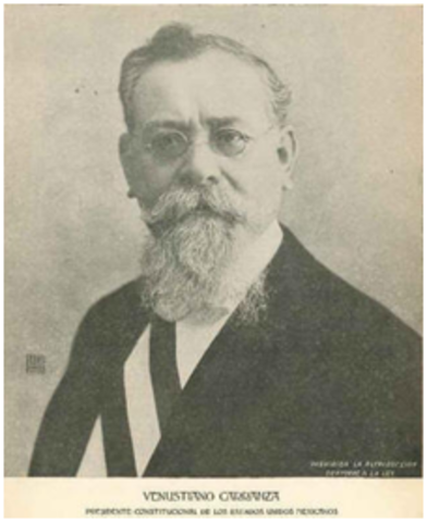 Venustiano Carranza comienza su gobierno