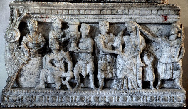 Paris goes to visit King Menelaus of Sparta