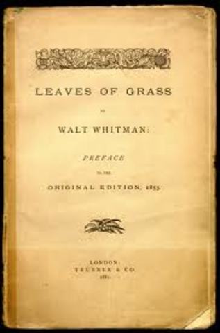 Whitman Publishes "Leaves of Grass"