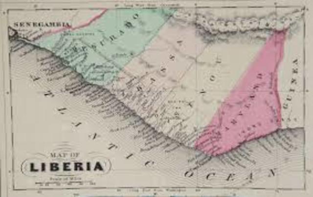 Republic of Liberia Established in Africa