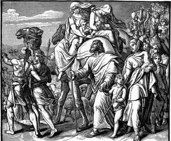 Jacob flees to Haran