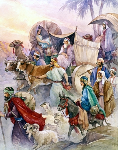 Jacob and family settle in Egypt