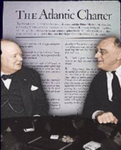 The Altantic Charter signed