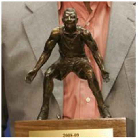 Hakeem wins his 1st NBA Defensive Player of the Year award