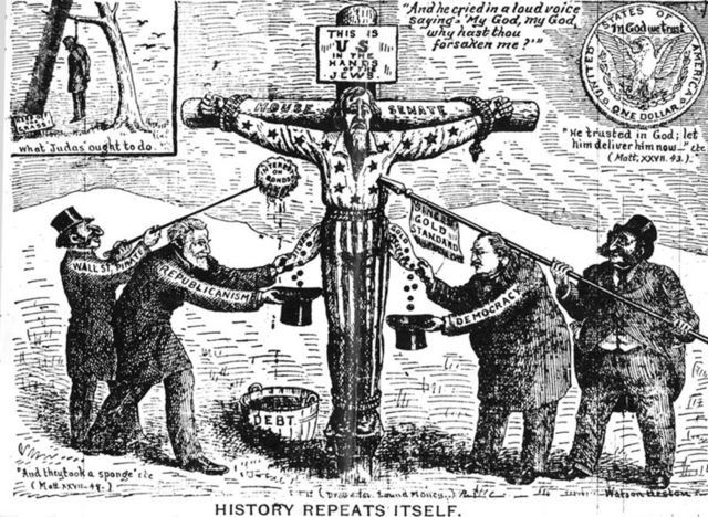 Antisemitic Political Cartoon