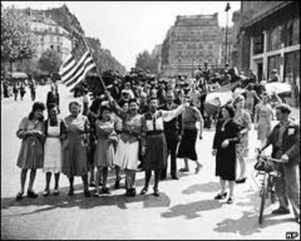 Paris retaken by Allies Forces