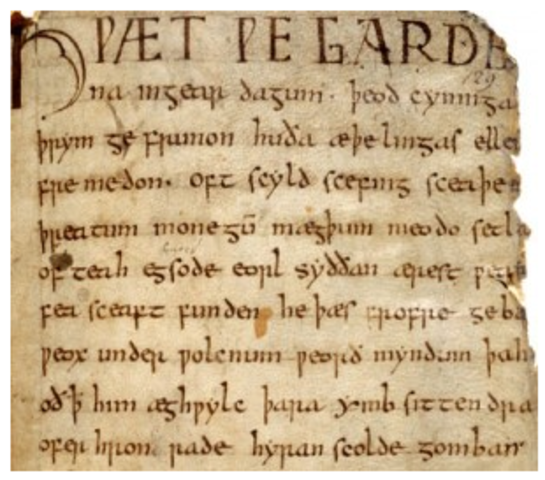 Suspected Date of Beowulf's Writing