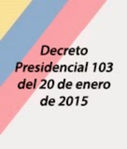 Decreto 103 de 2015