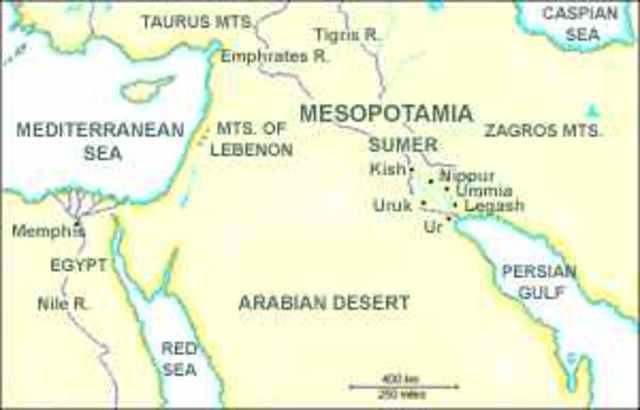 Mesopotamian Cities (2000 BC)