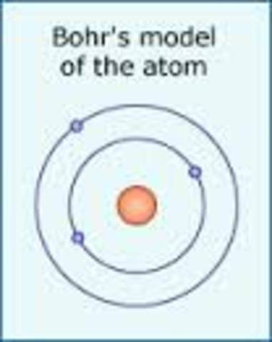 Bohr:- Bohr discovered that electrons traveling in orbits around nucleus are chemical properties being determined by how many electrons are in the outer orbit.- Used the metohd of Planck Quantam- Atom looked like a cookie.