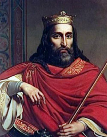 Childebert's Father Dies