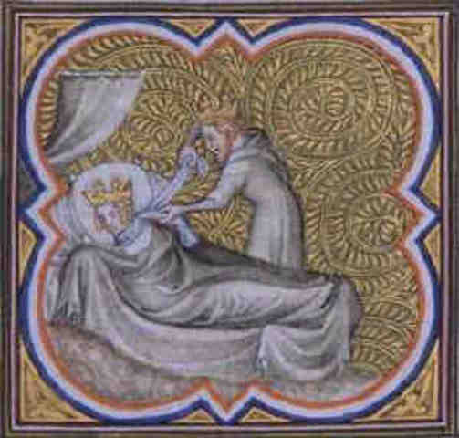 Childebert's uncle King Chilperic dies