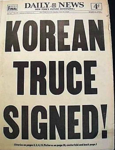 Korean called truce