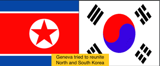 Geneva tried to reunite South and North Korea