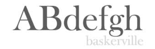 Tipografia de Transicion