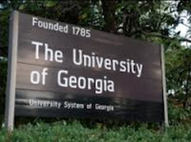 University of Georgia Founded