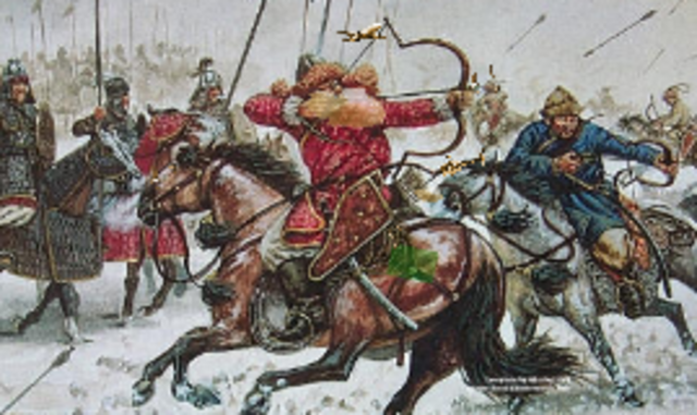 Mongols invaded and conquered china