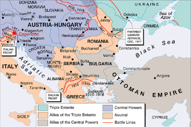 Austria-Hungary declares war on Serbia.