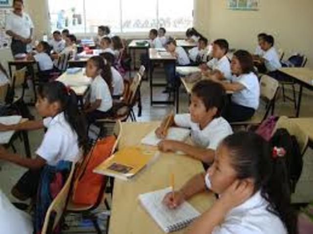 Inicio los estudios de la primaria