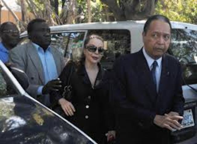 Air Force flew Duvalier and his family to exile in France