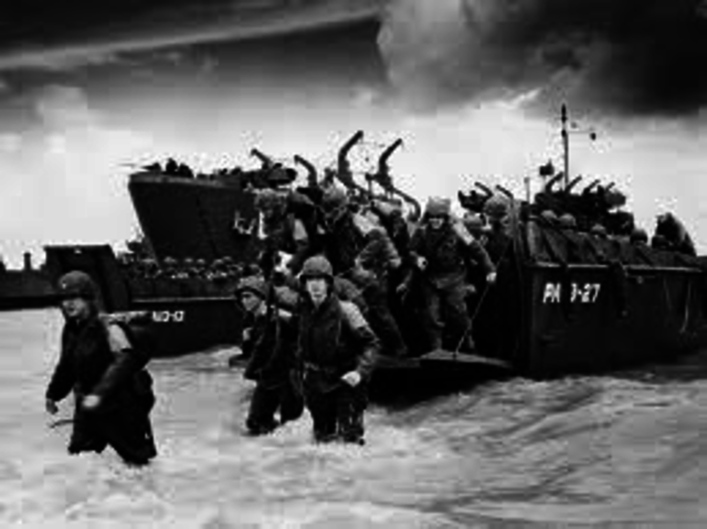 D-Day invasion of France at Normandy by allies.