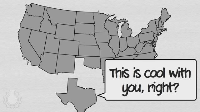 Texas secedes from the Union