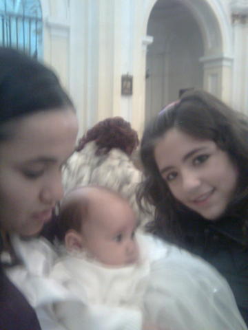 Bautizo prima Lucía.