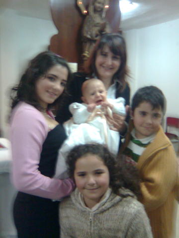 Bautizo primo Raúl.