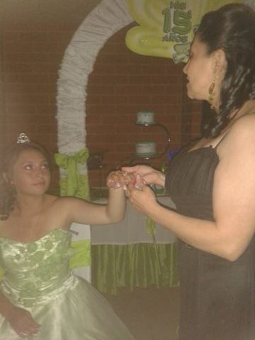 con la Mujer que mas amo