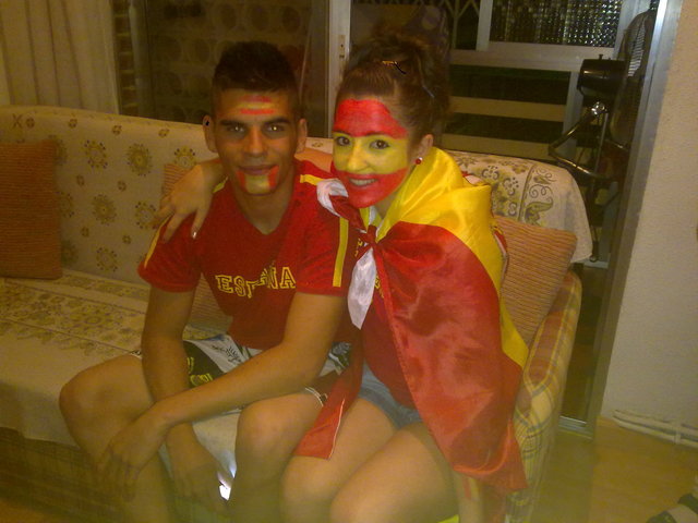 Celebración Eurocopa 2012.