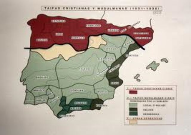 AL-ANDALUS QUEDA DIVIDIDO EN REINOS DE TAIFAS