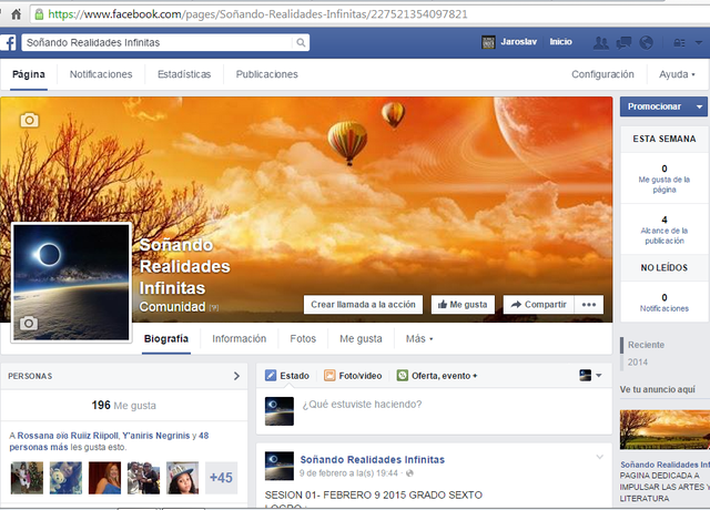 NACIMIENTO PAGINA SOÑANDO REALIDADES