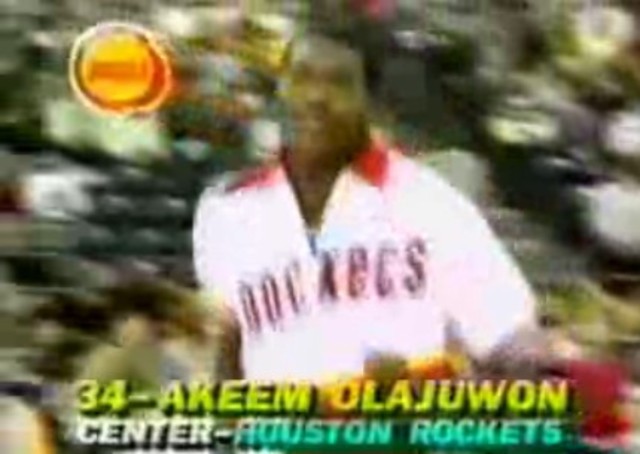 Olajuwon's 1st All-Star appearance