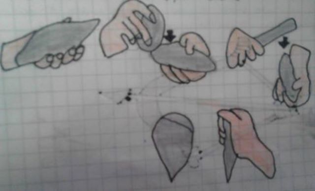 LOS CUCHILLOS,RASPADORES ETC.