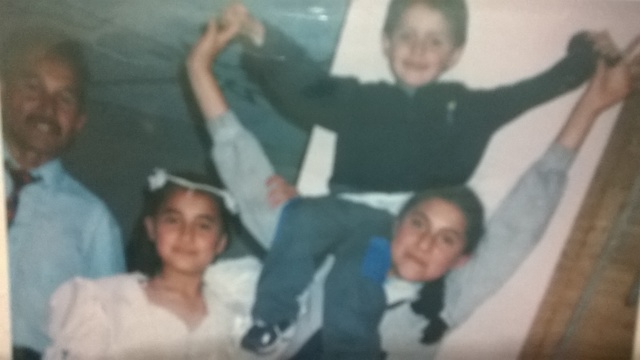 I in my sister's first communion