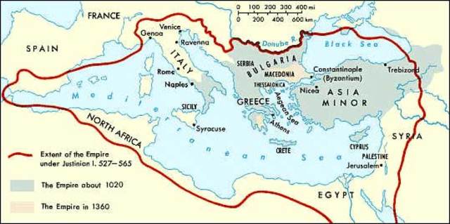 Byzantines Driven Out