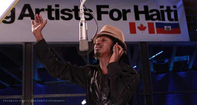 Young artist for Haiti         POSITIVE