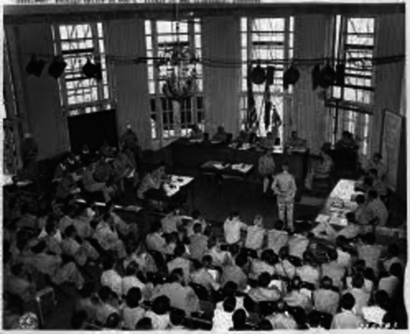 War crimes trials held in Nuremburg, Germany; Manila, Philippines and Tokyo, Japan