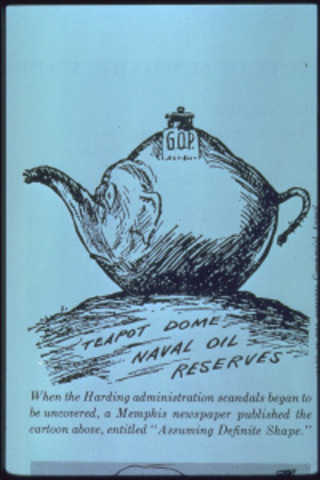 Wall Street Journal revealed arrangement for Teapot Dome.