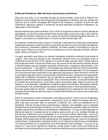 Manual de archiveros Holandeses