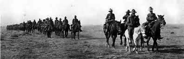 U.S. Army general John Pershing begins pursuit of Pancho Villa into Mexico.