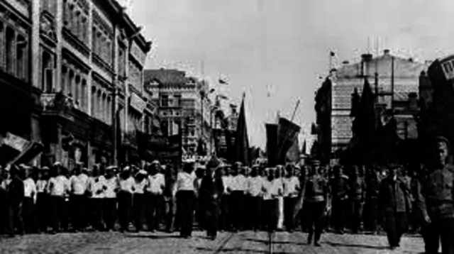 Revolution begins in Russia.