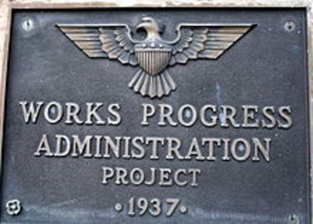 WORK PROGRESS ADMINISTRATION RELIEF (Second Deal)