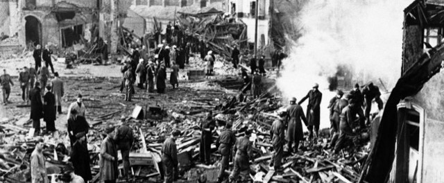 Dublin bombed by Germany started WWII