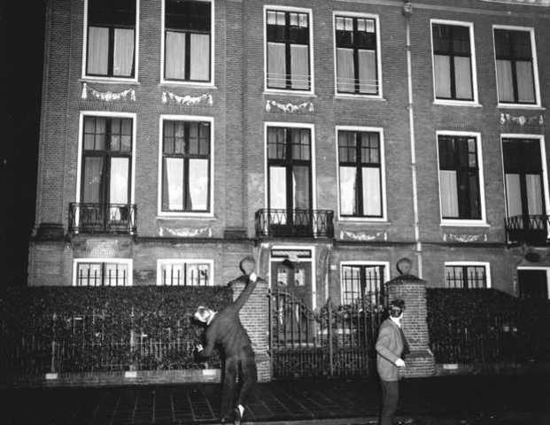 Bestorming van Felix Meritis in Amsterdam