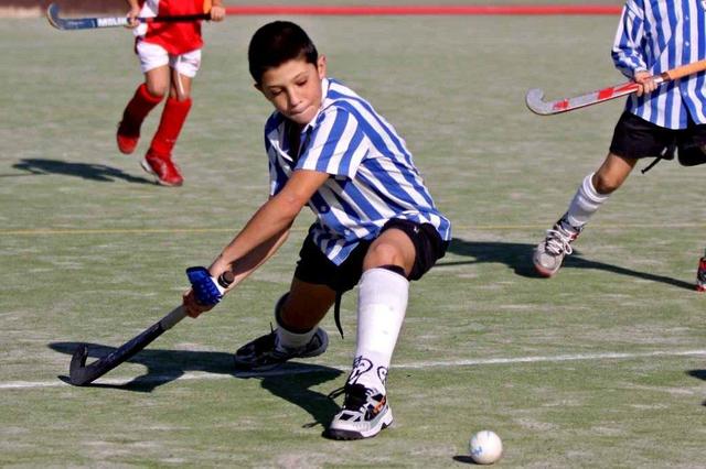 I started playing hockey