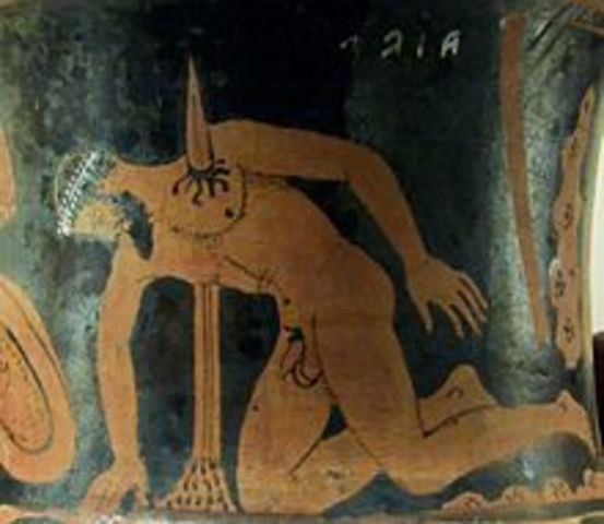 The suicide of Ajax (from a calyx-krater,