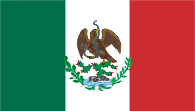 Mexico becomes a republic.