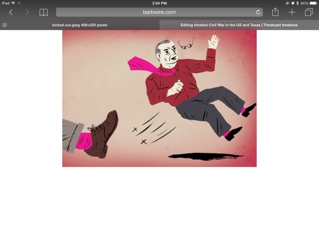 Houston Kicked Out of Office