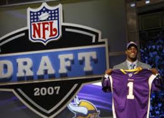 Adrian was drafted the the NFL